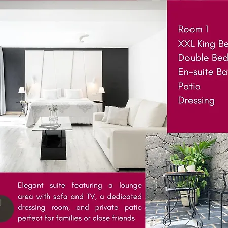 Exclusive In Authentic Village Of Yaiza - 12 To 16 Guests - 6 King Bedrooms - 5 Bathrooms - Game And Bar - Dining For 16 - Heated Pool -close To Beaches & Wineries Villa Yaiza (Lanzarote)