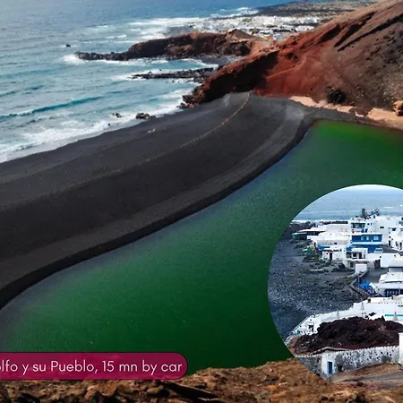 Exclusive In Authentic Village Of Yaiza - 12 To 16 Guests - 6 King Bedrooms - 5 Bathrooms - Game And Bar - Dining For 16 - Heated Pool -close To Beaches & Wineries Yaiza (Lanzarote)