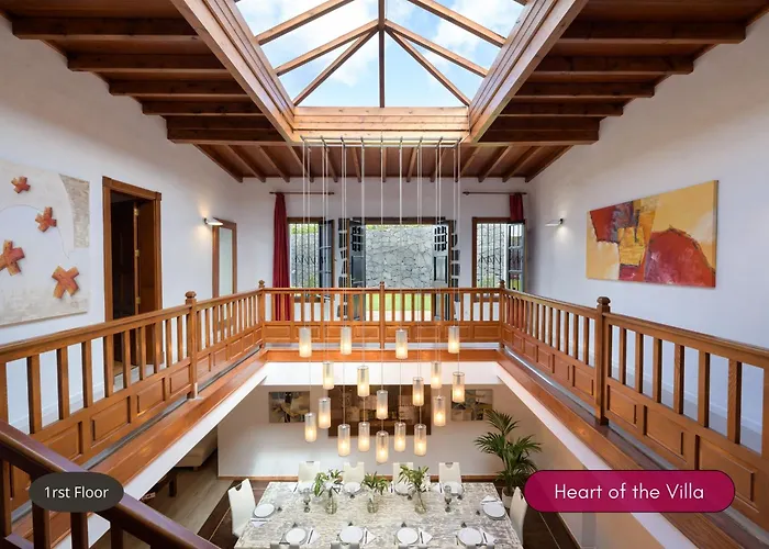 Spacious Private Up To 16 - Casa Quintero - Volcano, Timanfaya Park, Bodega & South Beaches - Heated Pool - Game - Charcoal Grill * Yaiza (Lanzarote)